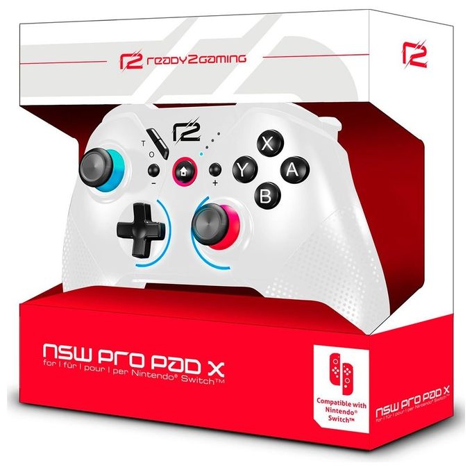 Eady2Gaming Nintendo Switch Pro Pad X Bianco