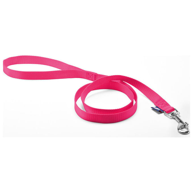 Record Guinzaglio per cani in nylon Basic XXS - 1 cm-Lunghezza 100 cm Rosa