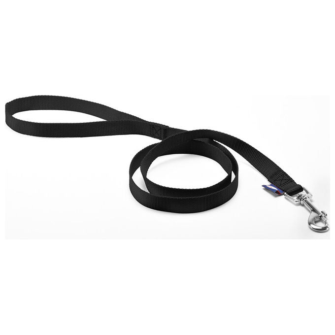 Record Guinzaglio per cani in nylon Basic XXS - 1 cm-Lunghezza 100 cm Nero