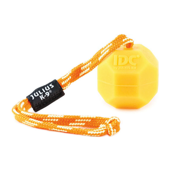 Julius-K9 Palla con tirante e maniglia IDC Neon fluorescent  6 cm Arancione