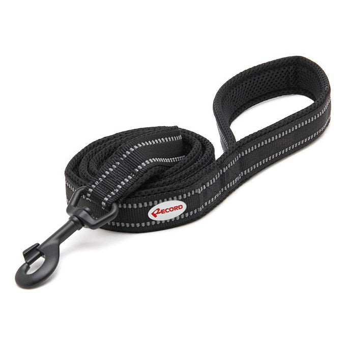 Record Guinzaglio per cani Atlante S - 1,5 cm-Lunghezza 110 cm Nero