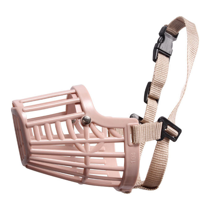 Record Museruola per cani in plastica L Beige
