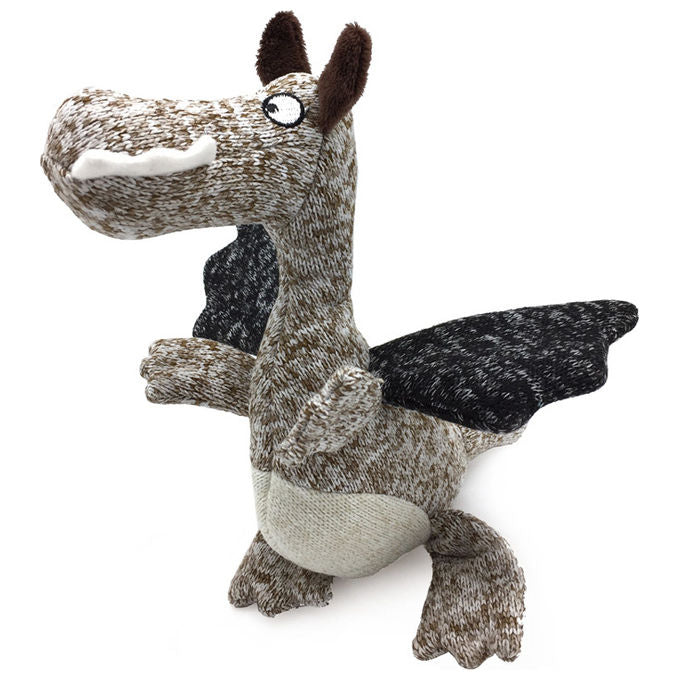 Record Peluches per cani con squeaker Softy 19-26 cm Grigio