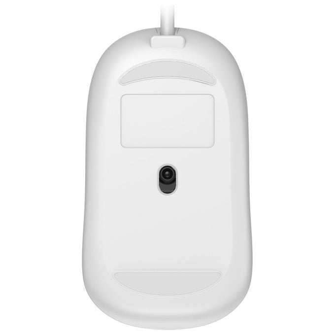 Conceptronic REGAS02W Mouse Ottico USB tipo-C 2400 DPI 4 Pulsanti Clic Silenzioso colore Bianco