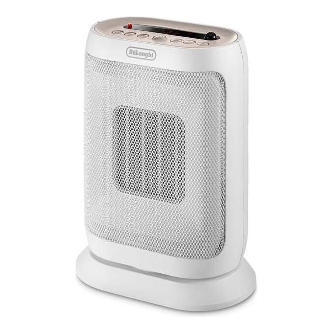 De Longhi HFXR40T20.WB Termoventilatore Capsule YoueMe Ceramico da Pavimento Stufa Elettrica Potenza 2000 Watt colore Bianco
