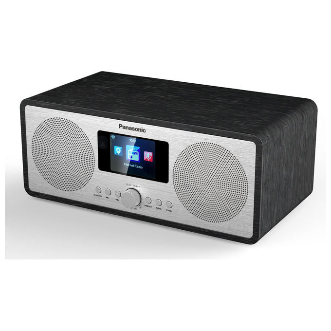 Panasonic RF-D40EG-K Radio Internet DAB+ FM Bluetooth Portatile con USB Display 2.4 pollici 6W colore Nero