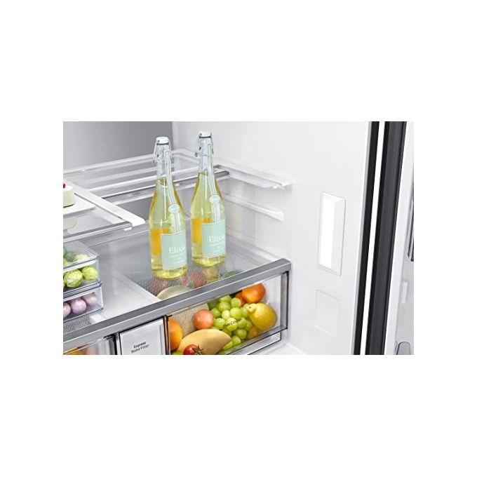 Samsung RF65A977FB1-EF Frigorifero Side by Side Family Hub Capacita' 637 Litri Classe energetica F Total No Frost Metal Cooling 182,5 cm Nero Black