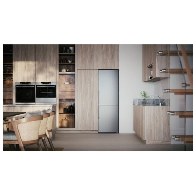 Asko RFN23841S Frigorifero Combinato No Frost 326 L Classe C Inox 60 cm ConvertZone colore Acciaio inox