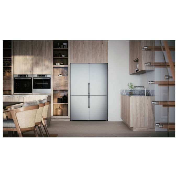 Asko RFN23841S Frigorifero Combinato No Frost 326 L Classe C Inox 60 cm ConvertZone colore Acciaio inox