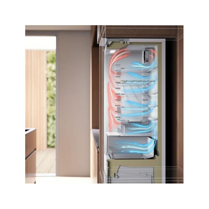 Asko RFN31831SEI Frigorifero Combinato da Incasso No Frost 248 L Classe E Bianco (177x54x55) cm