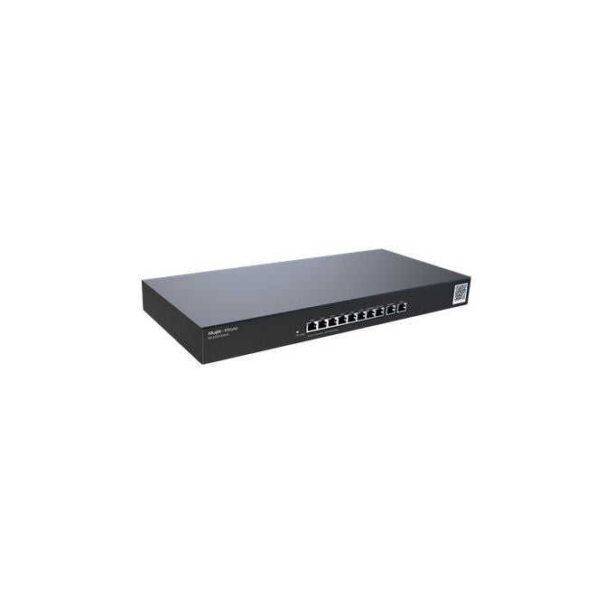 Ruijie Networks RG-EG310GH-E Router Cablato Gigabit Ethernet 10 porte LAN 4 porte WAN Firewall IPSec RAM 512 MB Flash 256 MB colore Nero
