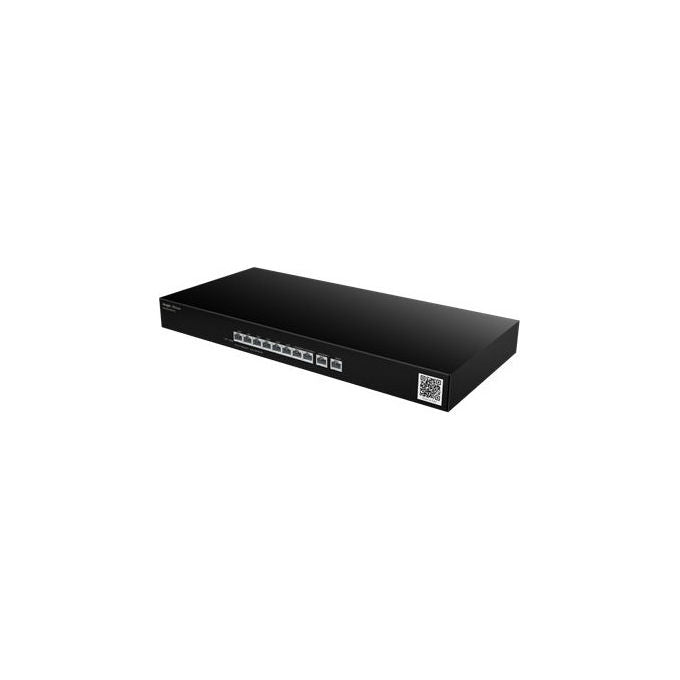 Ruijie Networks RG-EG310GH-E Router Cablato Gigabit Ethernet 10 porte LAN 4 porte WAN Firewall IPSec RAM 512 MB Flash 256 MB colore Nero