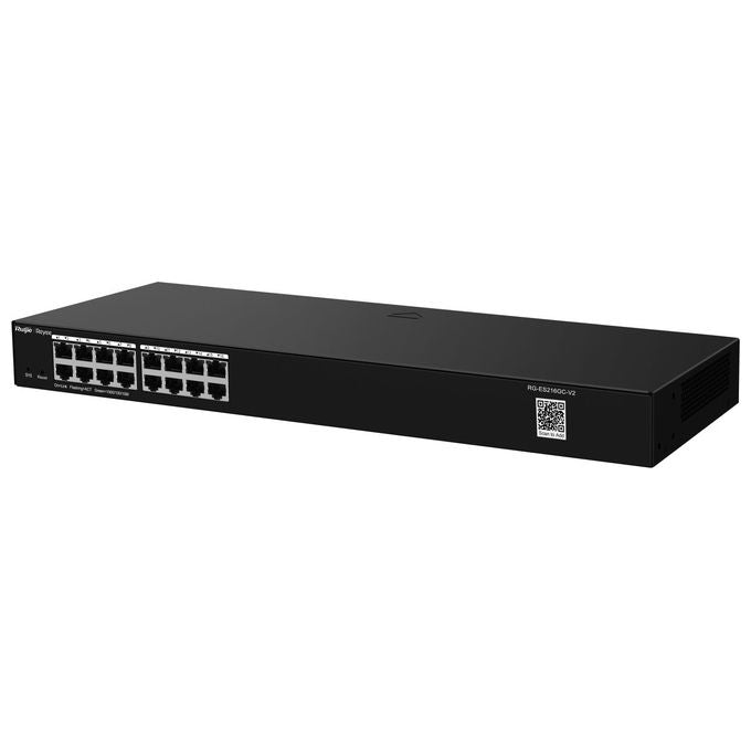 RUIJIE NETWORKS RG-ES216GC-V2 Berretto Uomo Grigio
