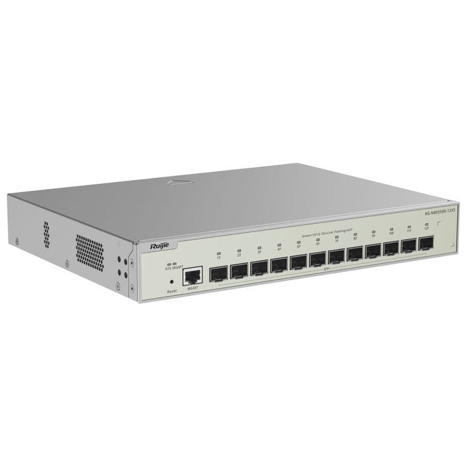 Ruijie Networks RG-NBS5500-12XS Switch di rete Gestito L3 12 porte RJ-45 12 slot SFP+ 240 Gbit-s di switching 178,56 Mpps colore Grigio