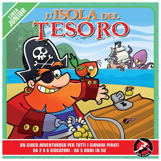 Red Glove Gioco da Tavolo L'Isola del Tesoro