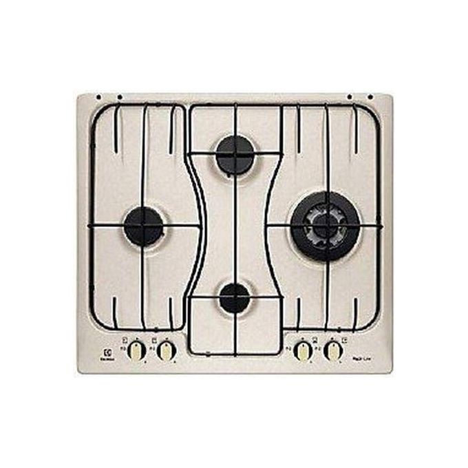 Electrolux RGG 6243 LON Piano Cottura a Gas 4 Fuochi CrossCook Bruciatore Tripla Corona 60 cm Acciaio Inox