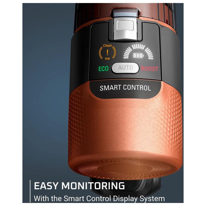 Rowenta RH7A73E0 X-Force Flex 10.80 Aspirapolvere Senza Filo Tecnologia Ciclonica Capacita' 0.6 L Autonomia 60 min Potenza 120 AW colore Arancione Rame