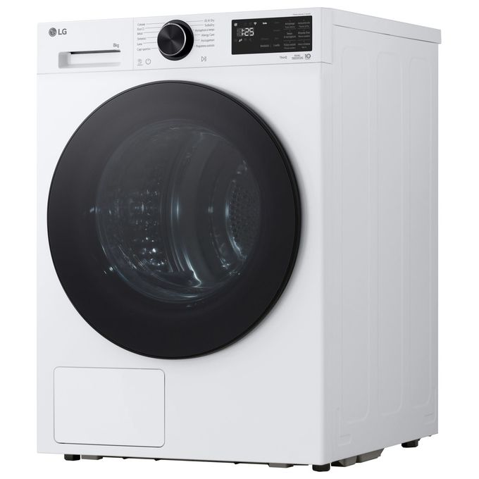 LG RHX7010TLB Serie 700 Asciugatrice Pompa di Calore 10 Kg Classe C Dual Inverter AI Dry Wi-Fi (60x85x66 cm) colore Bianco
