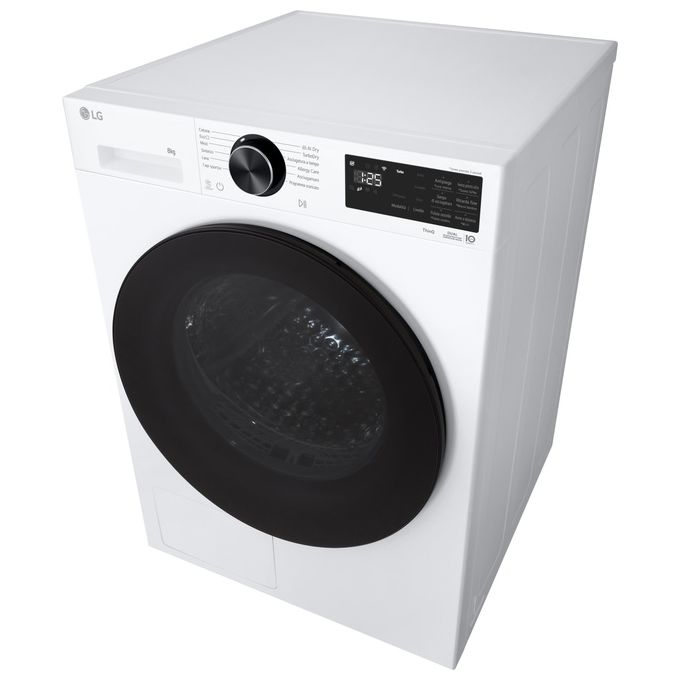 LG RHX7010TLB Serie 700 Asciugatrice Pompa di Calore 10 Kg Classe C Dual Inverter AI Dry Wi-Fi (60x85x66 cm) colore Bianco