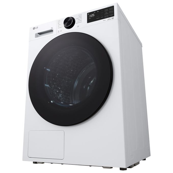 LG RHX7010TLB Serie 700 Asciugatrice Pompa di Calore 10 Kg Classe C Dual Inverter AI Dry Wi-Fi (60x85x66 cm) colore Bianco