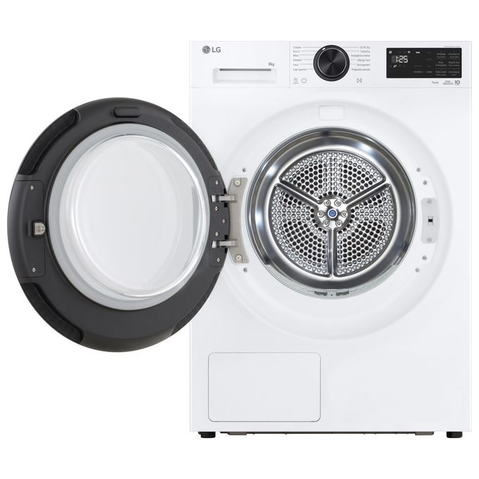 LG RHX7010TLB Serie 700 Asciugatrice Pompa di Calore 10 Kg Classe C Dual Inverter AI Dry Wi-Fi (60x85x66 cm) colore Bianco