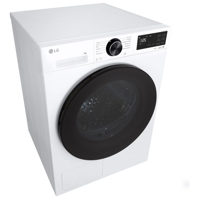 LG RHX7010TLB Serie 700 Asciugatrice Pompa di Calore 10 Kg Classe C Dual Inverter AI Dry Wi-Fi (60x85x66 cm) colore Bianco