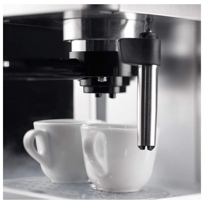 Gaggia GranGaggia prestige Macchina da Caffe' Espresso Manuale, per Macinato e Cialde, Argento