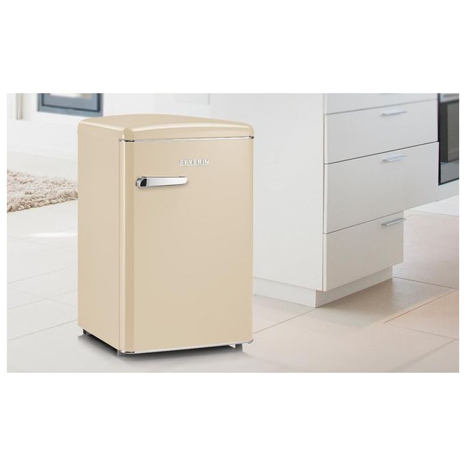 Severin RKS 8833 Mini Frigorifero Retro' Monoporta Capcita' 108 Litri Classe Energetica D Statico 89,5 cm Crema