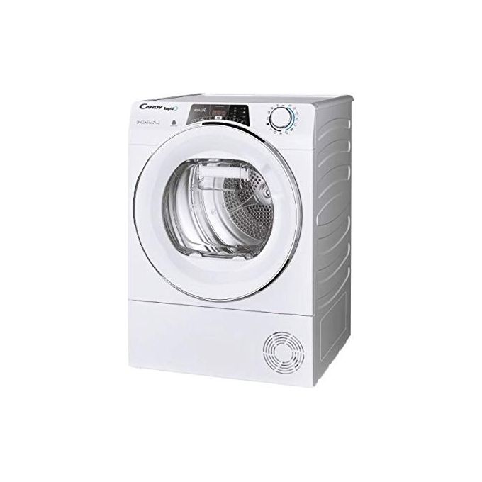 Candy RO4 H7A2TCEX-S Rapido' Asciugatrice Slim a Pompa di Calore Classe energetica A++ Capacita' di carico 7 kg Profondita' 46,5 cm Wifi + Bluetooth