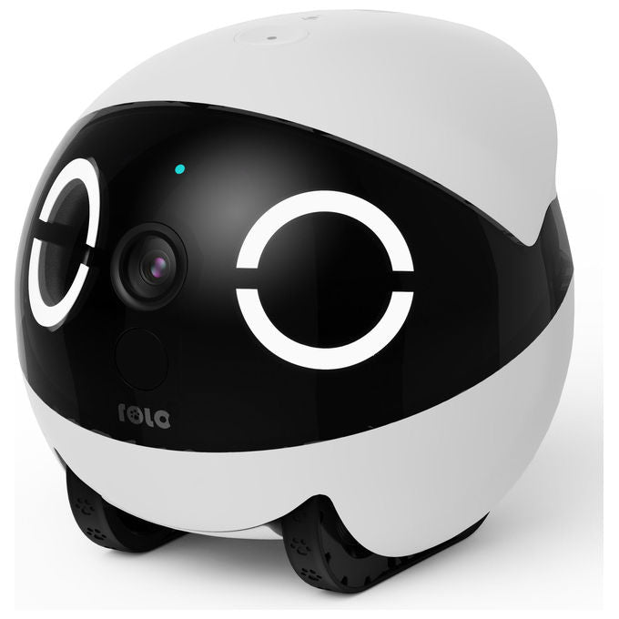 Enabot Rola Mini, robot telecamera per animali domestici, 2K QHD, batteria 5000 mAh, audio bidirezionale, Wi-Fi