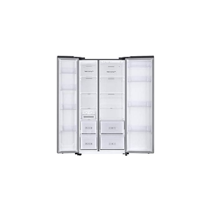 Samsung RS66N8101SL Frigorifero Side by Side Serie 8000 Capacita' 682 Litri Classe Energetica F (A++) No Frost Premium Multi flow Plus 174cm Silver