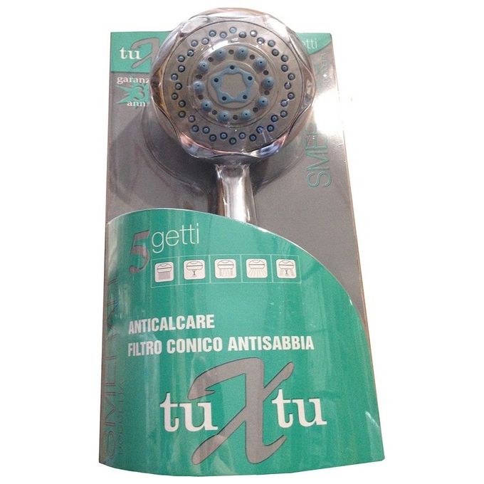 Tuxtu Smeraldo Doccetta A 5 Funzioni Cromo
