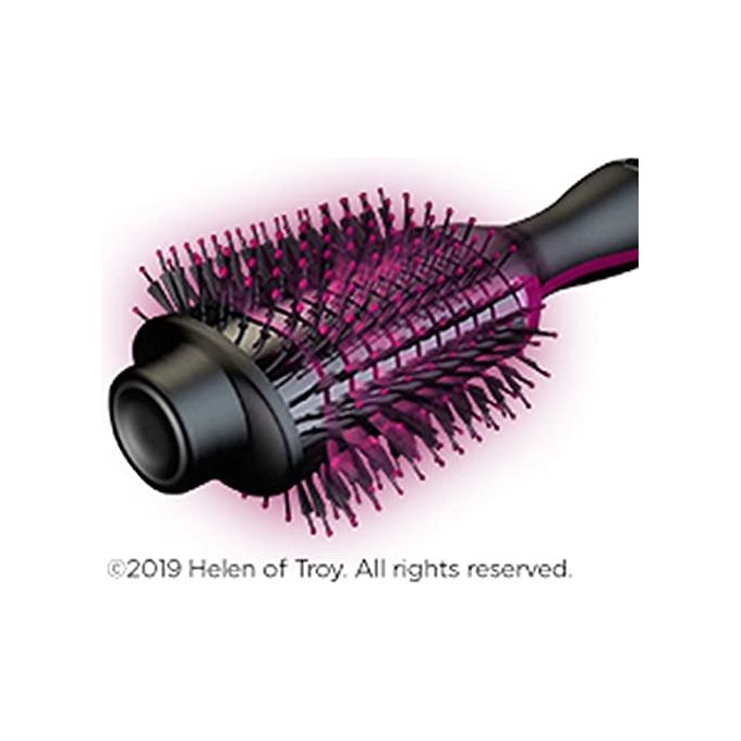 Revlon Salon One-Step Hair Spazzola per capelli 800W Asciugacapelli e Volumizzante Nero-Rosa