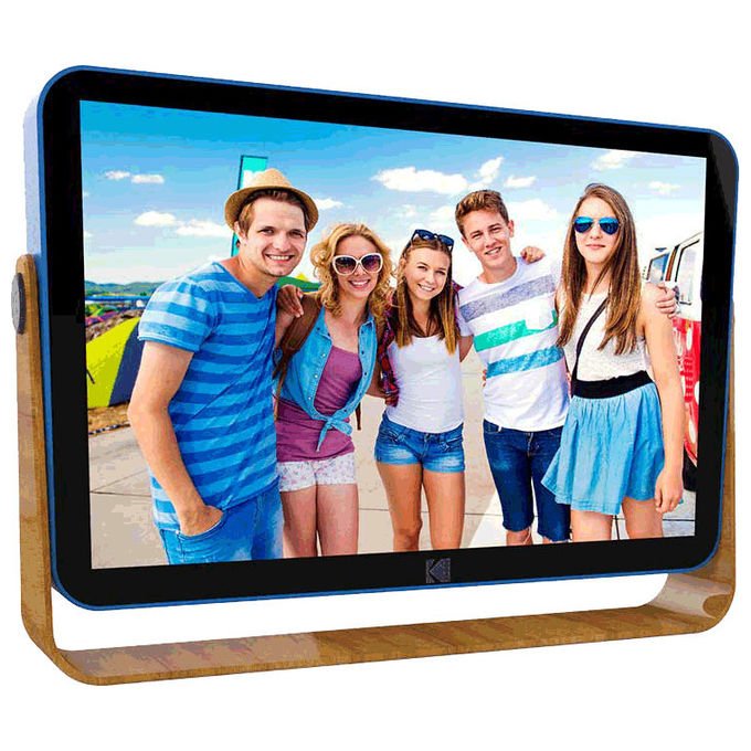 Kodak RWF108 Cornice per Foto Digitali 25,4 cm (10'') Risoluzione 1280 x 800 Pixel Display IPS Touch Screen Wi-Fi colore Legno Blu