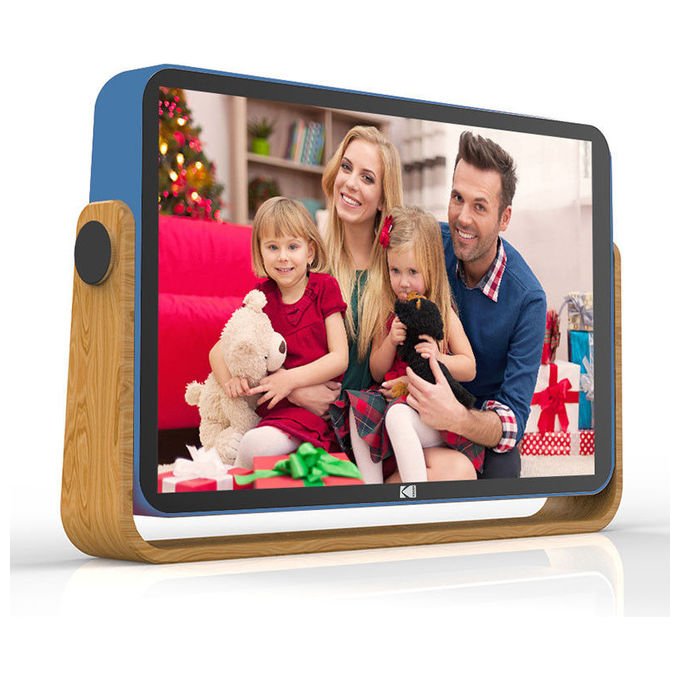 Kodak RWF108 Cornice per Foto Digitali 25,4 cm (10'') Risoluzione 1280 x 800 Pixel Display IPS Touch Screen Wi-Fi colore Legno Blu
