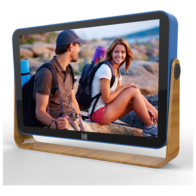 Kodak RWF108 Cornice per Foto Digitali 25,4 cm (10'') Risoluzione 1280 x 800 Pixel Display IPS Touch Screen Wi-Fi colore Legno Blu