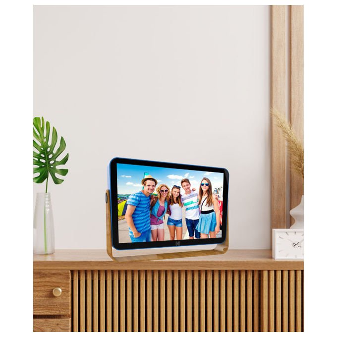 Kodak RWF108 Cornice per Foto Digitali 25,4 cm (10'') Risoluzione 1280 x 800 Pixel Display IPS Touch Screen Wi-Fi colore Legno Blu