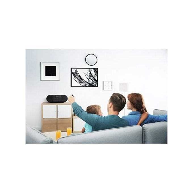 Panasonic RX-D552 Radio DAB+ Bluetooth Lettore Cd Design Vintage 20W Usb Nero