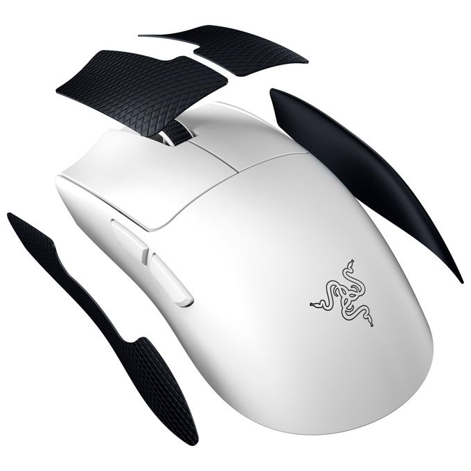 Razer RZ01-05120200-R3G1 Viper V3 Pro Mouse Giocare Wireless Ottico 35000 DPI 8000 Hz Bianco