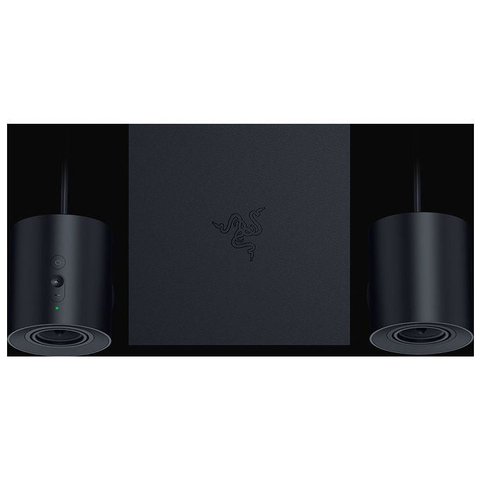 Razer RZ05-04750100-R3G1 Nommo V2 Altoparlante 2.1 Canali con Bluetooth 5.3 USB Tipo-C e Illuminazione Razer Chroma RGB colore Nero