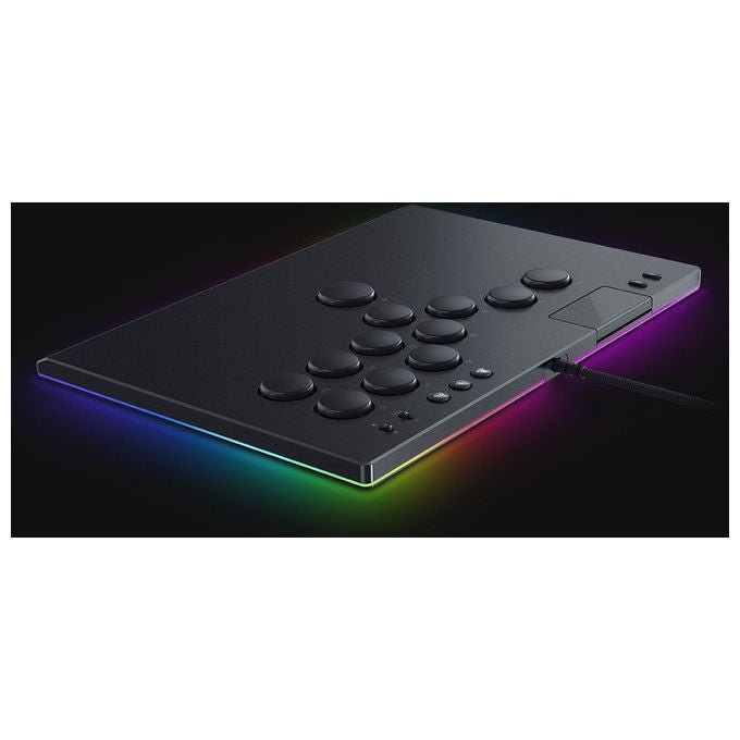 Razer RZ06-05020100 Kitsune Controller Arcade Ottico Pulsanti a Profilo Basso Razer Chroma Lighting 3,1 m PC PS5 colore Nero
