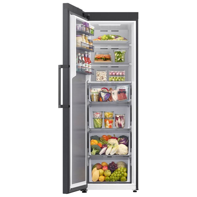 Samsung RZ70H32HDFEF Congelatore Verticale 323 L 185 cm Classe D No Frost 14.8 Kg-24H colore Nero