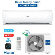 Haier Trendy KIT_ H1U12TAB CLimatizzatore Mono Split 12000 BTU Classe A++-A+ R32 Wifi Bianco