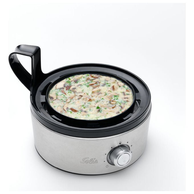 Solis 8272 Cuocitore per Uova Elettrico Fino a 7 Uova Cottura a Vapore Omelette e Verdure Segnale Acustico colore Grigio