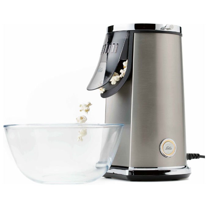 Solis S0182 Pop and Fun Macchina per Popcorn 1200 W 80 g di mais per ciclo colore Grigio