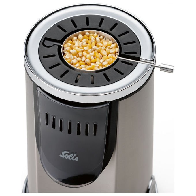 Solis S0182 Pop and Fun Macchina per Popcorn 1200 W 80 g di mais per ciclo colore Grigio