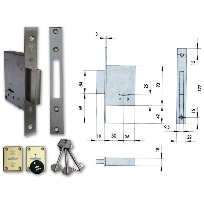 Cisa 57220-50-0 Serr D-mappa Infil