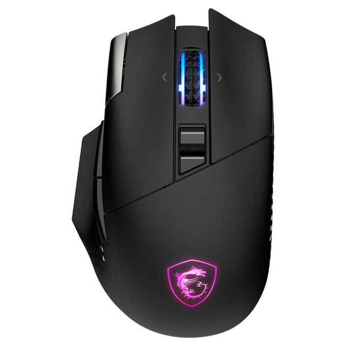MSI S12-4301370-CLA VERSA PRO W + MOUSE DOCK PRO Mouse Gaming Wireless Tri-Mode 26000 DPI 1000Hz 80 Ore Autonomia colore Nero