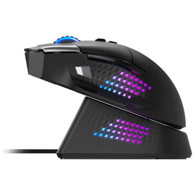 MSI S12-4301370-CLA VERSA PRO W + MOUSE DOCK PRO Mouse Gaming Wireless Tri-Mode 26000 DPI 1000Hz 80 Ore Autonomia colore Nero