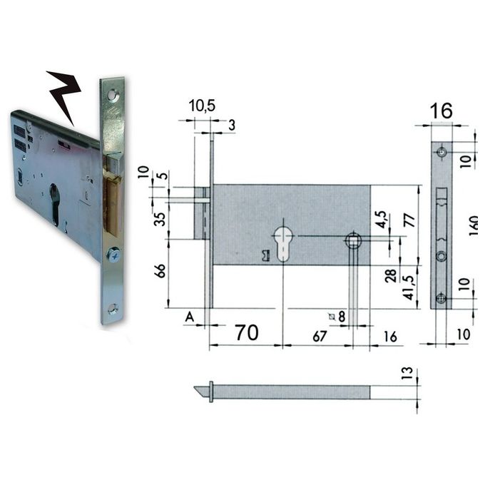 Cisa 14350-70-0 Serr El Infil Cil Sag